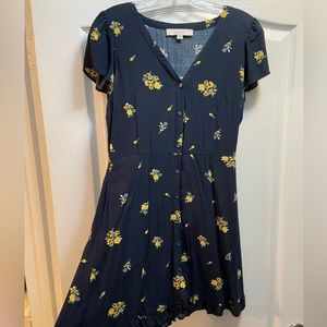 LOFT Navy Dress - Size 2